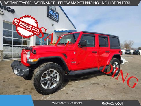 Used 2018 Jeep Wrangler Unlimited Sahara image 1