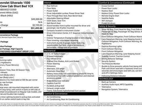 Used 2025 Chevrolet Silverado 1500 Custom AWD/4WD image 35