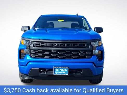 New 2026 Chevrolet Silverado 1500 Custom w/ Turbomax Blackout Package RWD image 2