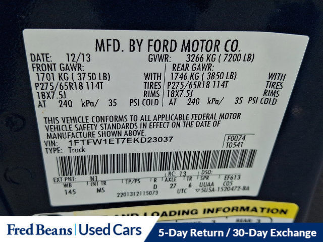 Used 2014 Ford F150 XLT w/ Equipment Group 302A Luxury AWD/4WD image 28
