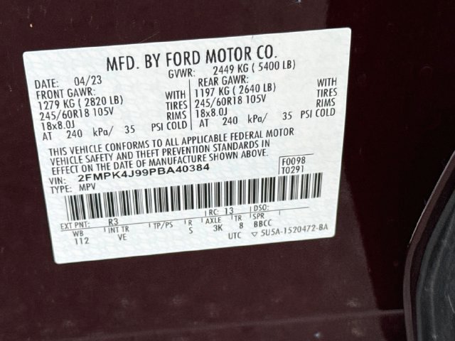 Certified 2023 Ford Edge SEL w/ Convenience Package AWD/4WD image 36