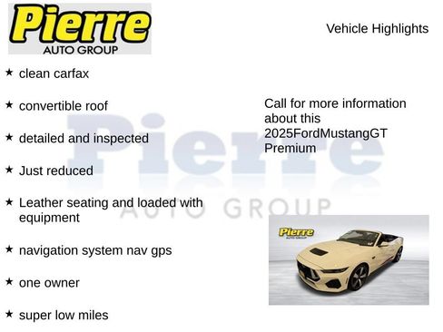 Certified 2025 Ford Mustang GT Premium w/ 60th Anniversary Package RWD image 7