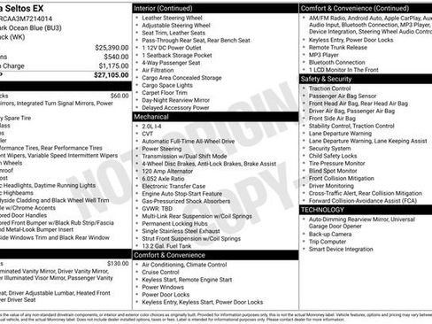 Used 2021 Kia Seltos EX image 4