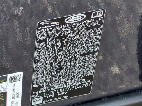 New 2026 Land Rover Range Rover Sport Dynamic SE AWD/4WD image 35