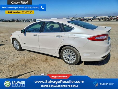 Used 2014 Ford Fusion Energi Titanium w/ Driver Assist Package FWD image 3
