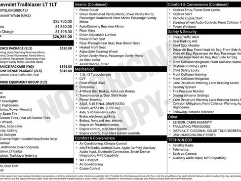 Used 2021 Chevrolet TrailBlazer LT w/ Convenience Package FWD image 5