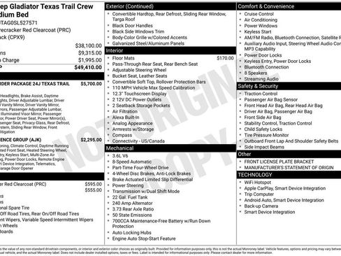 Used 2025 Jeep Gladiator Sport AWD/4WD image 9