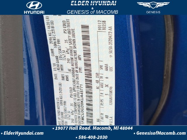 Used 2019 Ford Escape SE FWD image 21
