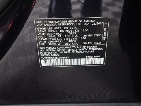 Used 2020 Volkswagen Atlas SEL R-Line image 63