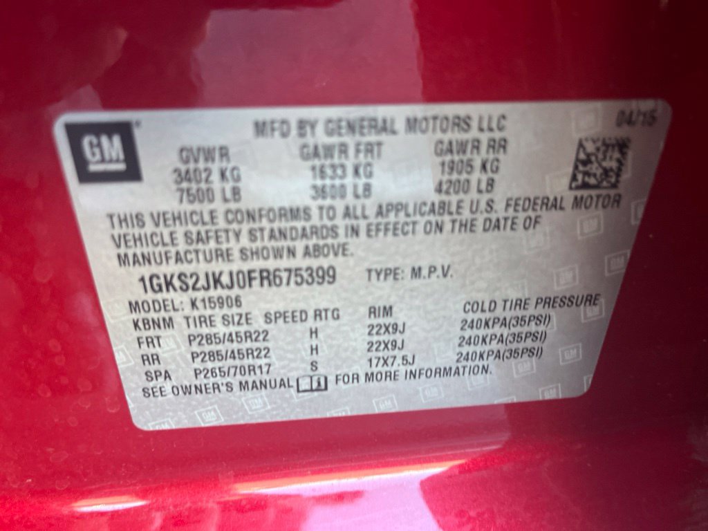 Used 2015 GMC Yukon XL Denali w/ Premium Package AWD/4WD image 9