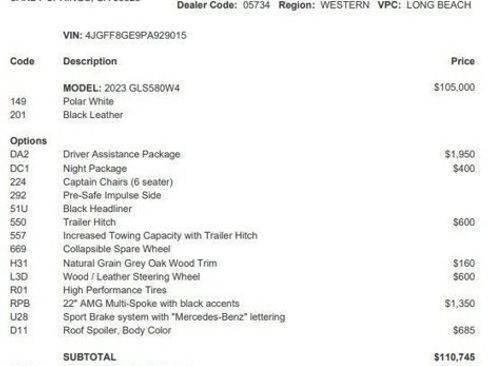 Certified 2023 Mercedes-Benz GLS 580 4MATIC image 4