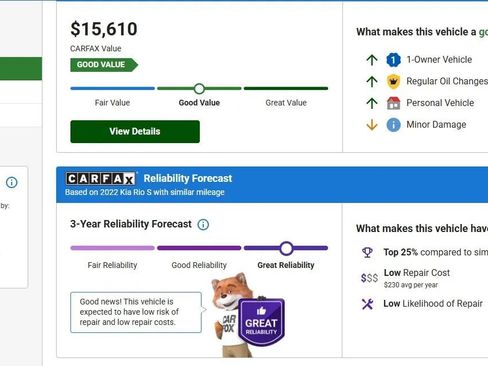 Used 2022 Kia Rio S image 3