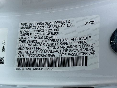 Used 2025 Honda Accord LX image 25