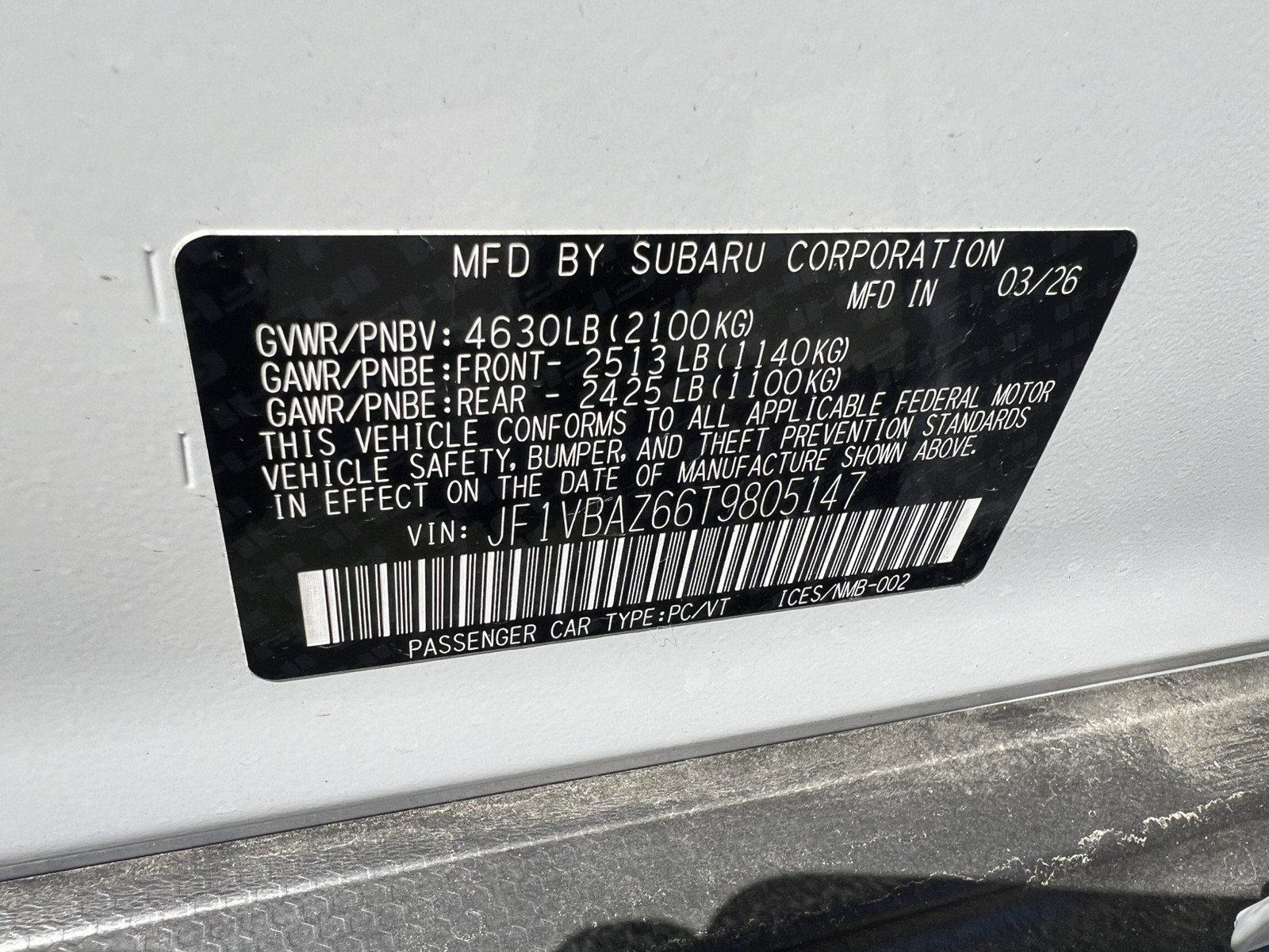 New 2026 Subaru WRX tS AWD/4WD image 14