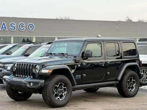 Used 2023 Jeep Wrangler Unlimited Rubicon 4xe w/ Cold Weather Group image 32
