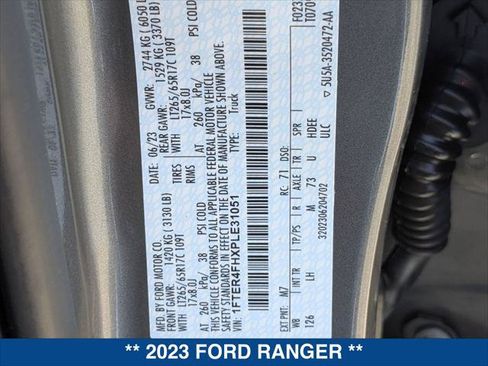 Used 2023 Ford Ranger XLT w/ Equipment Group 301A Mid AWD/4WD image 24