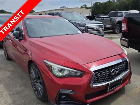 Used 2020 INFINITI Q50 Red Sport 400 w/ All Weather Package RWD image 5