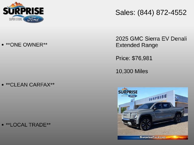 Used 2025 GMC Sierra EV Denali AWD/4WD image 6