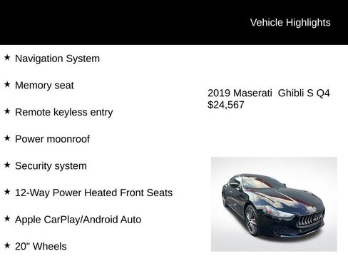 Used 2019 Maserati Ghibli S Q4 image 6