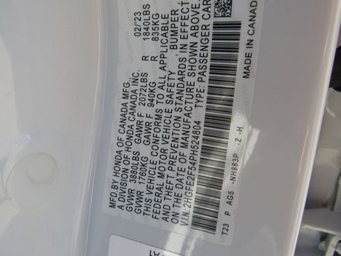 Certified 2023 Honda Civic Sport image 26