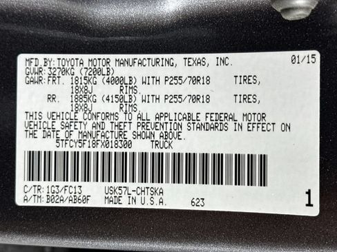 Used 2015 Toyota Tundra SR5 AWD/4WD image 25