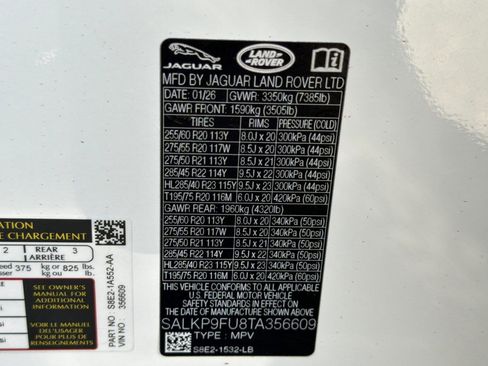New 2026 Land Rover Range Rover SE AWD/4WD image 17