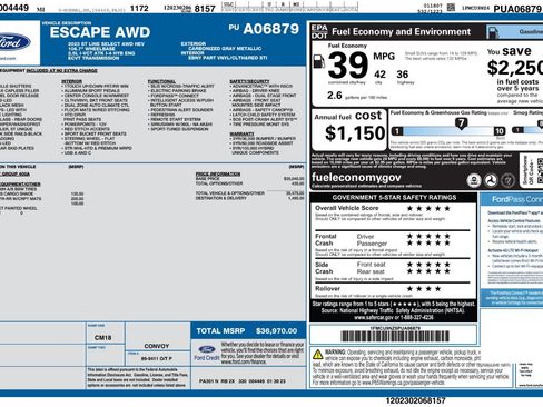 Used 2023 Ford Escape ST-Line Select AWD/4WD image 52