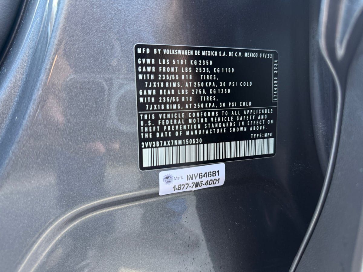 Used 2022 Volkswagen Tiguan SE FWD image 21