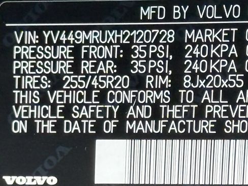 Used 2017 Volvo XC60 T6 Inscription w/ Climate Package AWD/4WD image 52