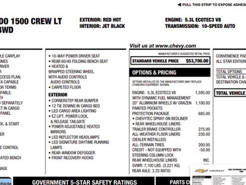 Used 2023 Chevrolet Silverado 1500 LT w/ Protection Package AWD/4WD image 9
