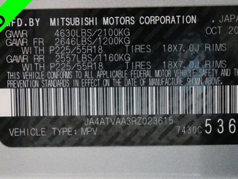 Used 2024 Mitsubishi Eclipse Cross LE AWD/4WD image 91