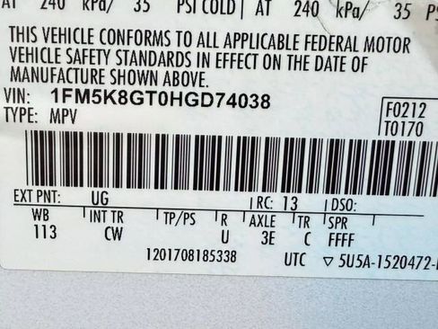 Used 2017 Ford Explorer Sport w/ Equipment Group 401A image 33