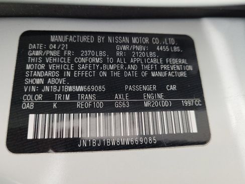Used 2021 Nissan Rogue Sport SV AWD/4WD image 33