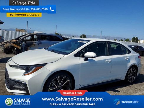 Used 2020 Toyota Corolla SE w/ Carpet Mat Package (TMS) FWD image 1