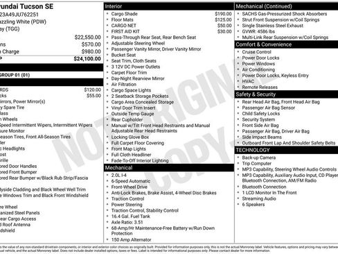 Used 2018 Hyundai Tucson SE FWD image 7