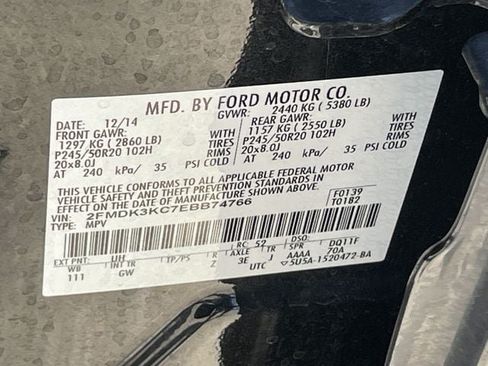 Used 2014 Ford Edge Limited FWD image 27