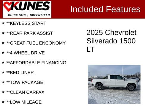 Used 2025 Chevrolet Silverado 1500 LT w/ Leather Package image 3