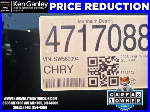 Certified 2025 Jeep Wrangler Unlimited Sport S 4xe AWD/4WD image 25