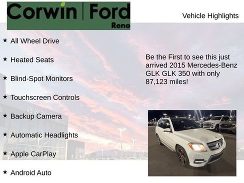 Used 2015 Mercedes-Benz GLK 350 4MATIC image 4