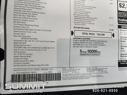 New 2025 Jeep Grand Cherokee L Limited w/ Black Appearance Package image 13