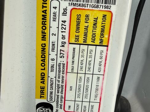 Used 2016 Ford Explorer Sport w/ Equipment Group 401A image 16