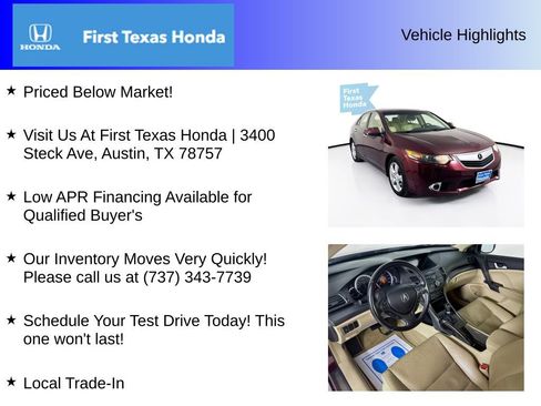 Used 2012 Acura TSX Sedan image 5