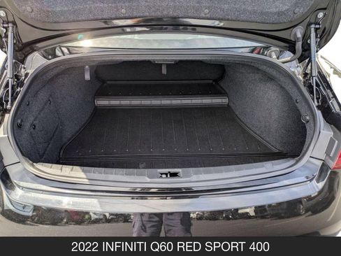 Used 2022 INFINITI Q60 Red Sport 400 w/ Carbon Fiber Package RWD image 21