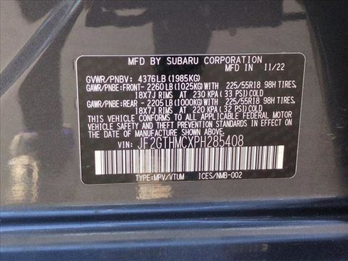Certified 2023 Subaru Crosstrek 2.5i Limited image 23