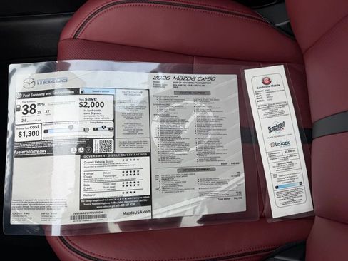 New 2026 MAZDA CX-50 2.5 Hybrid w/ Weather Package AWD/4WD image 35
