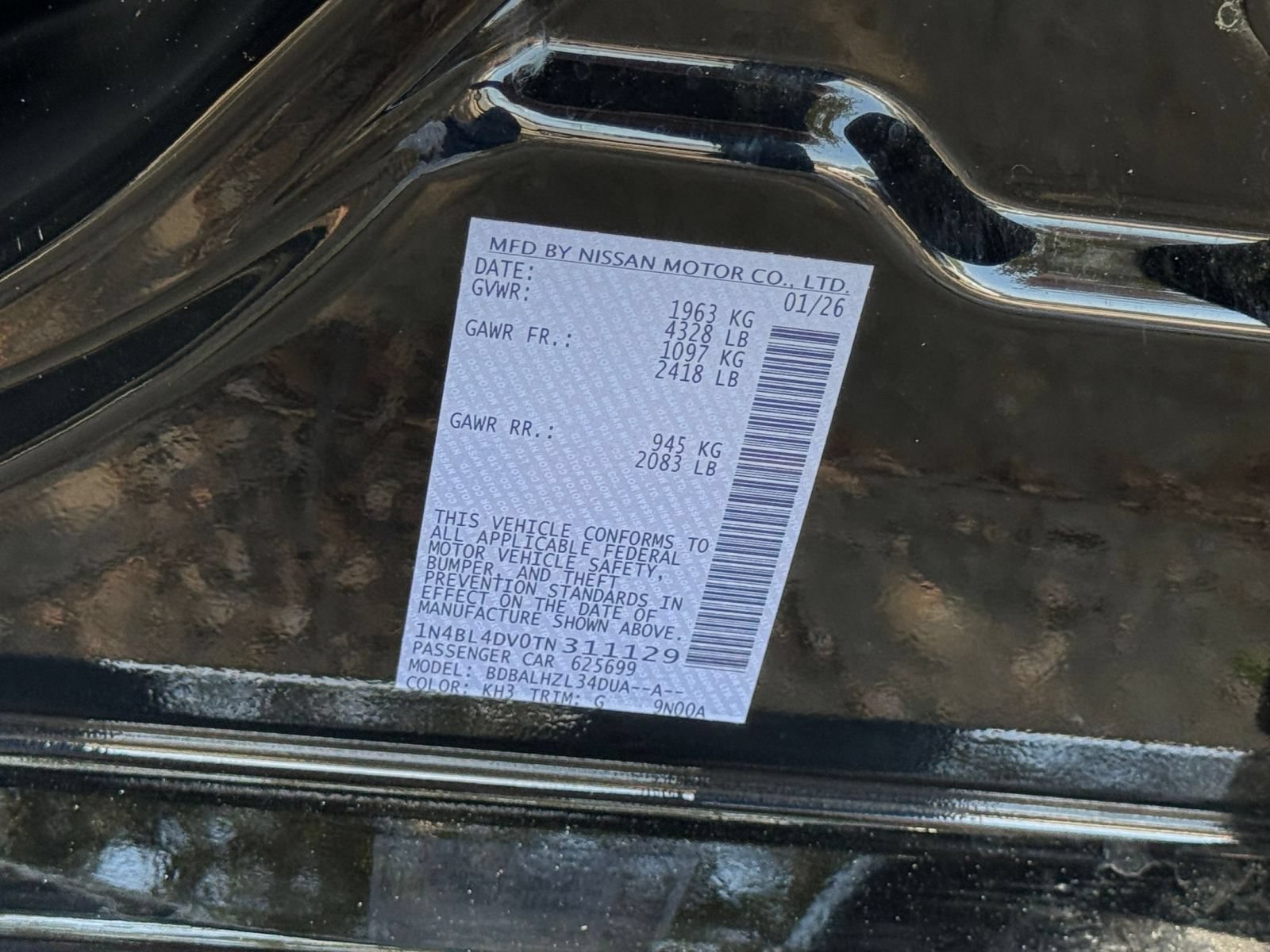Used 2026 Nissan Altima 2.5 SV FWD image 28
