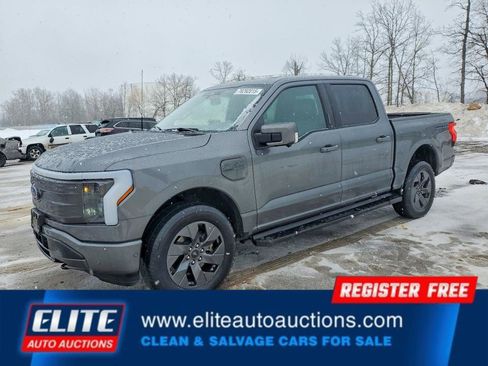 Used 2023 Ford F150 Lightning Lariat w/ Max Trailer Tow Package image 2