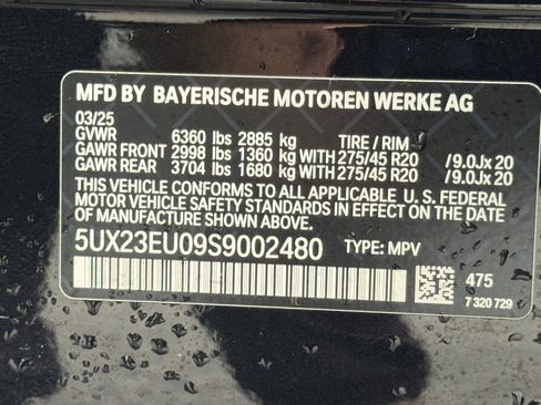 Certified 2025 BMW X5 xDrive40i w/ M Sport Package image 35