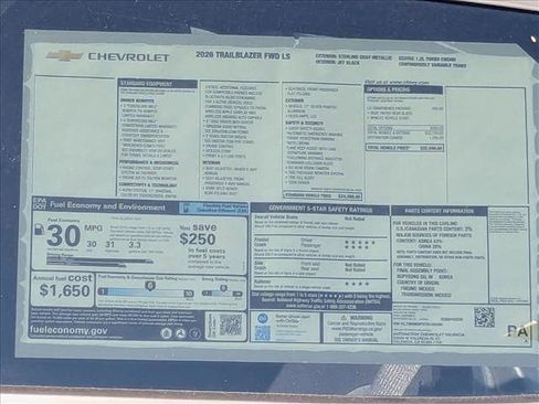New 2026 Chevrolet TrailBlazer LS w/ LS Convenience Package FWD image 17