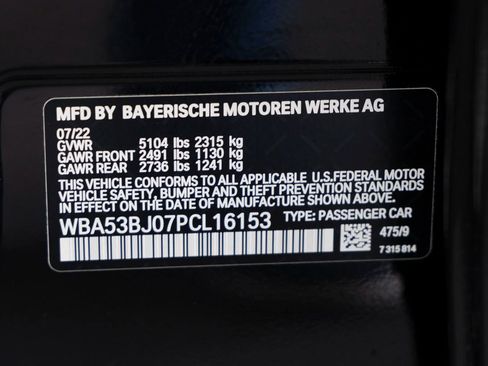 Certified 2023 BMW 540i w/ M Sport Package image 38